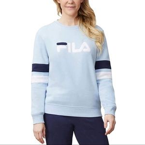FILA Natalie Crewneck Sweatshirt Blue Activewear